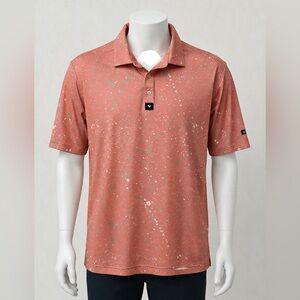 Bad Birdie Paint Splatter 2 The Sequel Short Sleeve Golf/Polo Shirt XXL